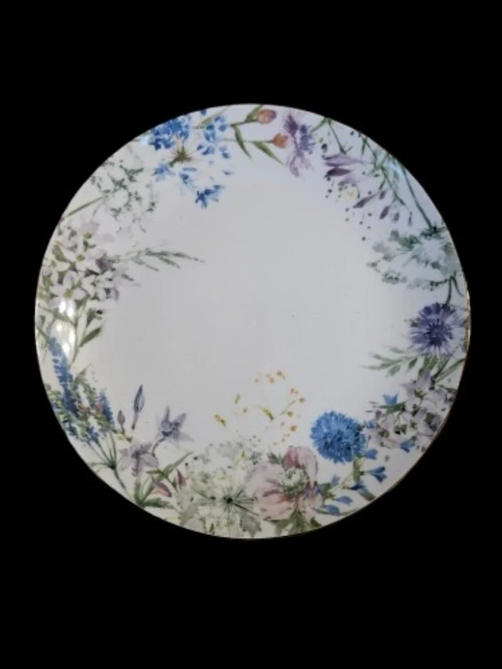 *NWOT Williams Sonoma Floral Meadow Wreath Salad Plates Set Of 4